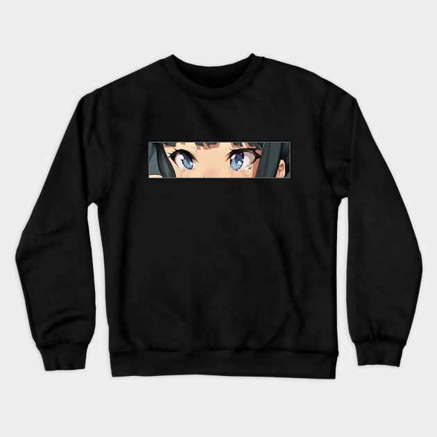 Lewd Hestia Eyes Crewneck Sweatshirt by cocorf